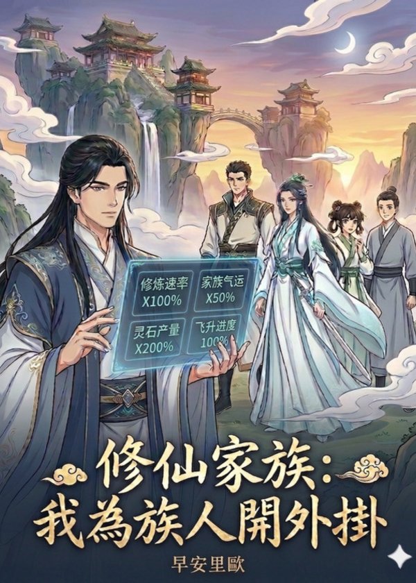 修仙家族:我為族人開外掛 封面